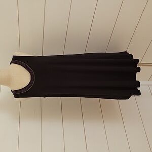 C & C California black sleeveless midi dress soft and stretchy